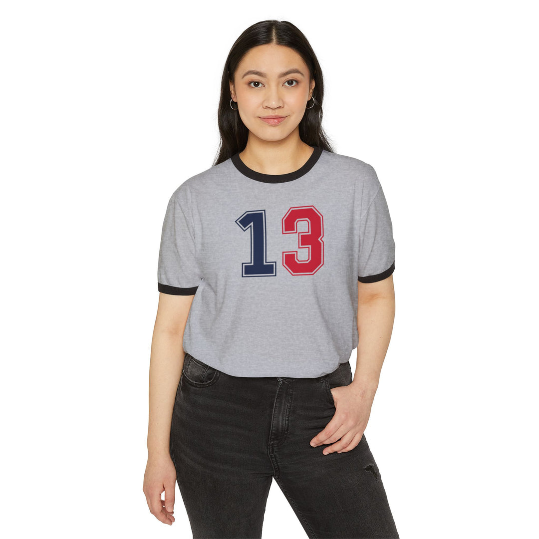 "#13 - Gaudreau" - Cotton Ringer T-Shirt