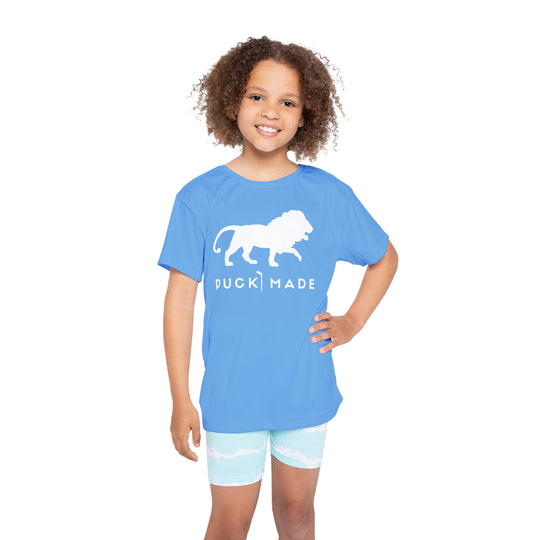 "PuckMade - Lion" Kids Sports T-Shirt