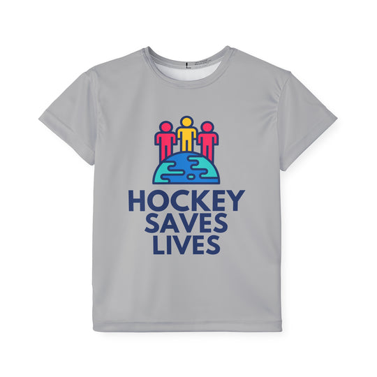 "Hockey Saves Lives" - Kids Sports T-Shirt