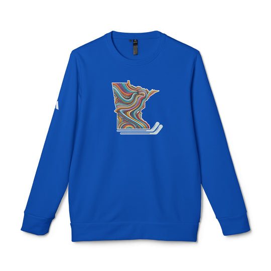 "Sledding In Minnesota" - adidas® Sweatshirt