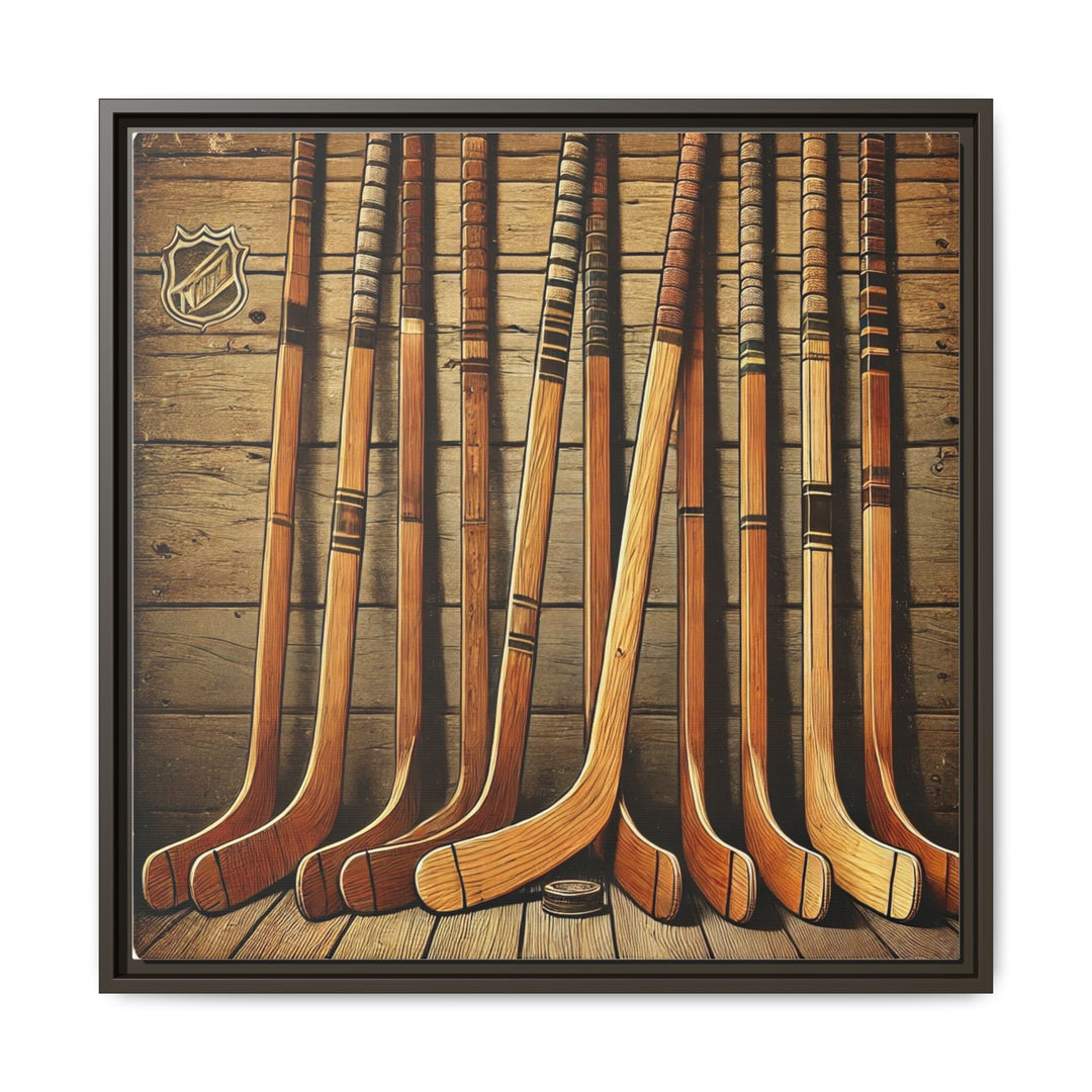 "Vintage Sticks"  - Matte Canvas, Framed