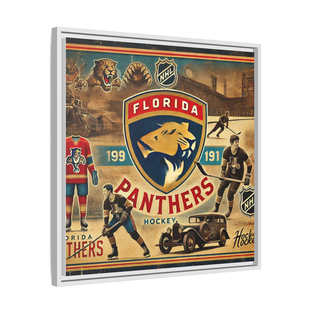 "Florida Panthers"  - Matte Canvas, Framed