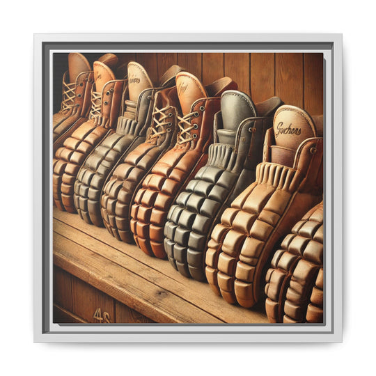 "Vintage Gloves"  - Matte Canvas, Framed