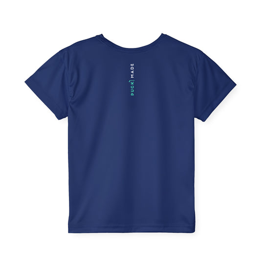 "PuckMade Navy" - Kids Sports T-Shirt