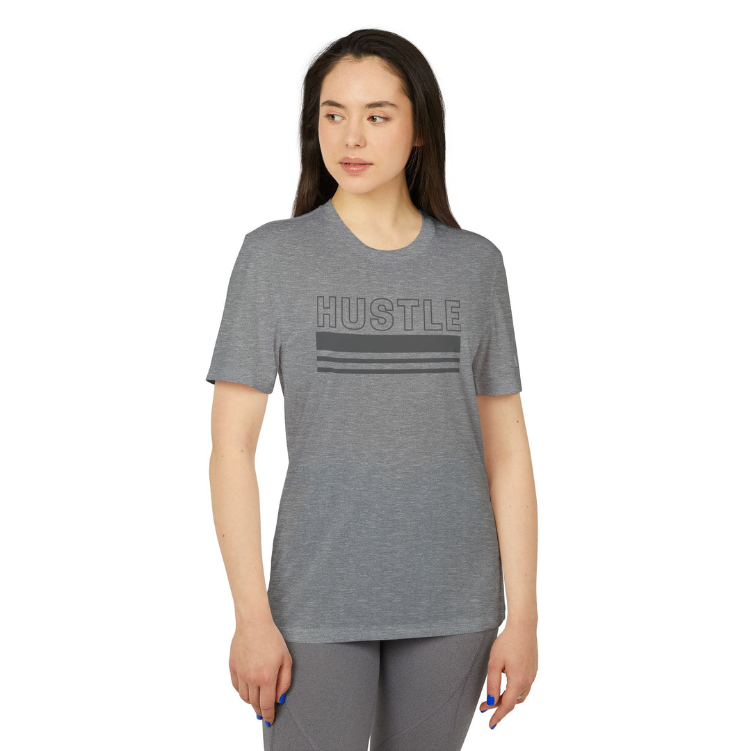 "Hustle" - adidas Sport T-shirt