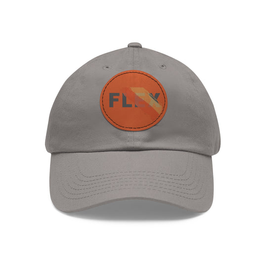 "Flex" -  Leather Patch (Round)