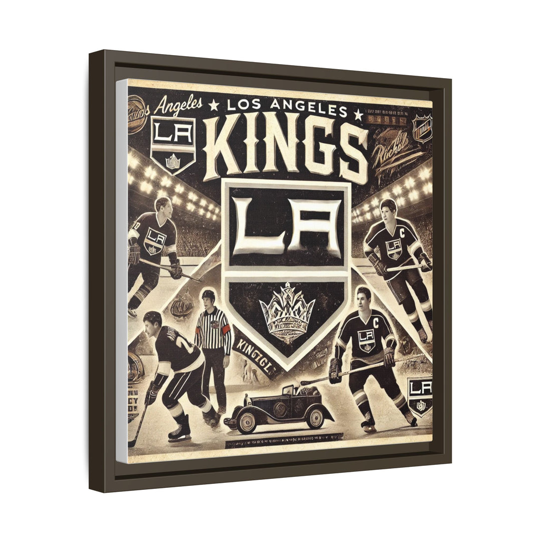 "Vintage LA Kings"  - Matte Canvas, Framed
