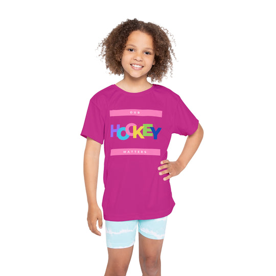 "Our Hockey Matters" - Kids Sports T-Shirt