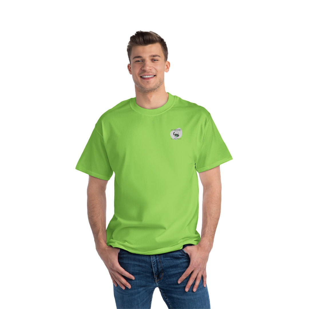 "Introvert, Not A Back Checker" -  Beefy-T® T-Shirt