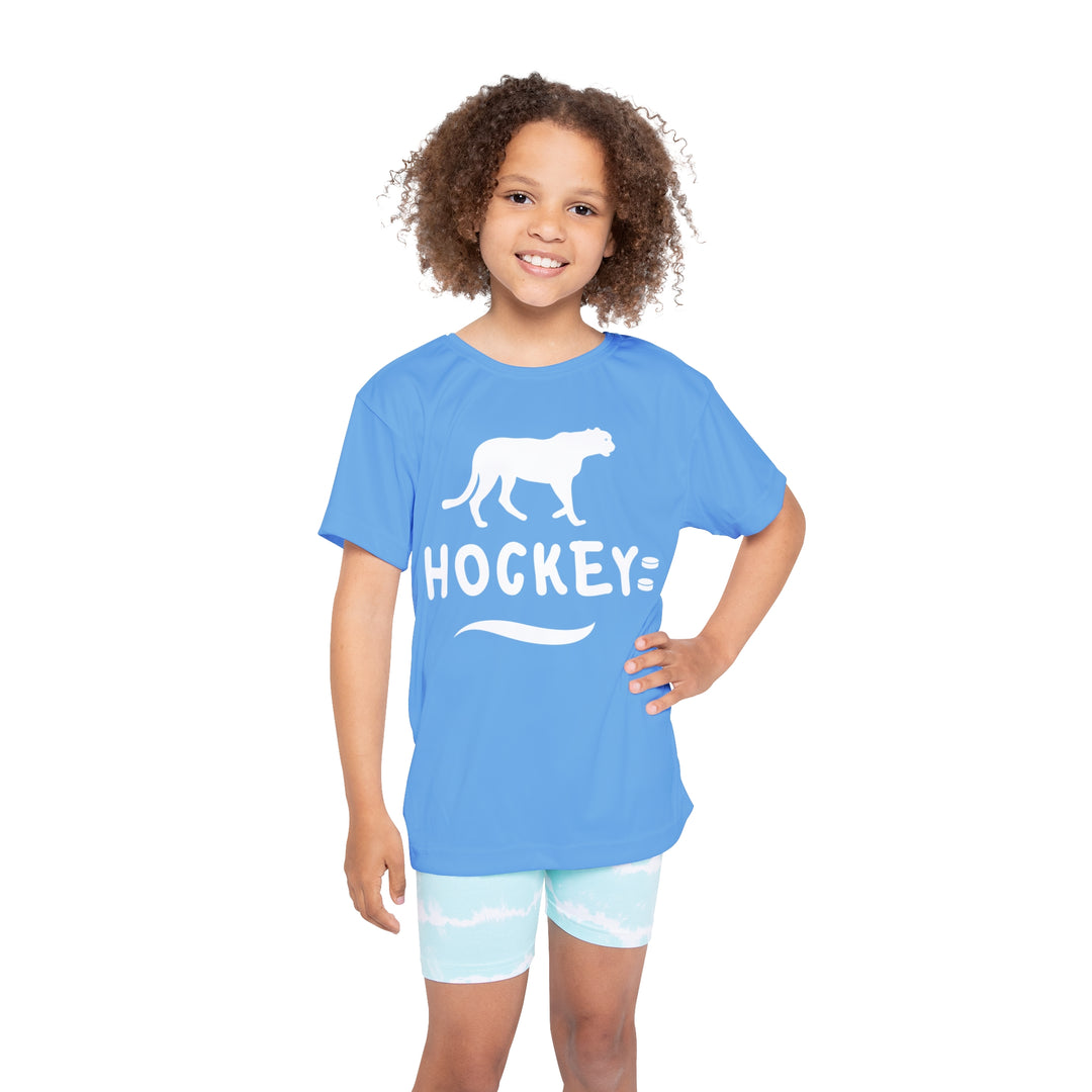 "Hockey Jaguar" - Kids Sports T-Shirt