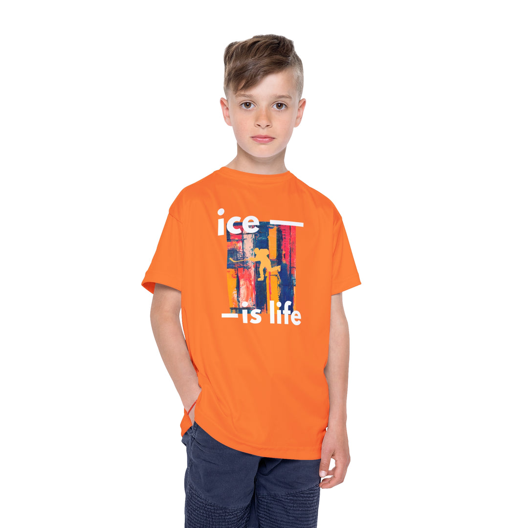 "Ice Is Life" - Kids Sports T-Shirt