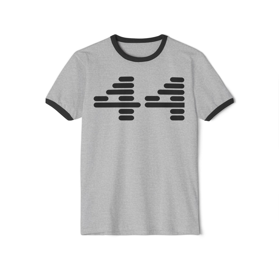 "Ringer #44" - Cotton Ringer T-Shirt