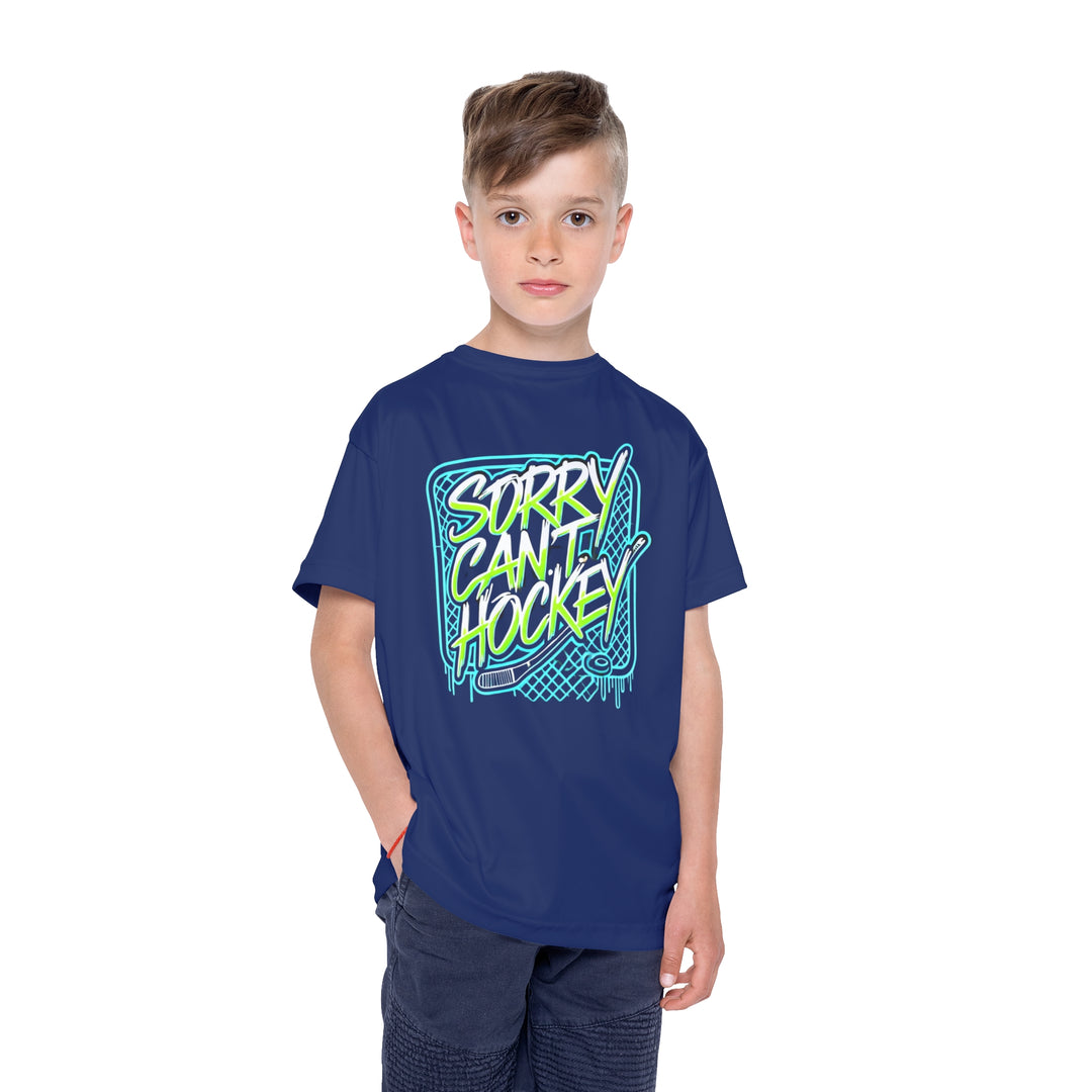 "Net. Sorry. Can't Hockey. - Kids Sports T-Shirt