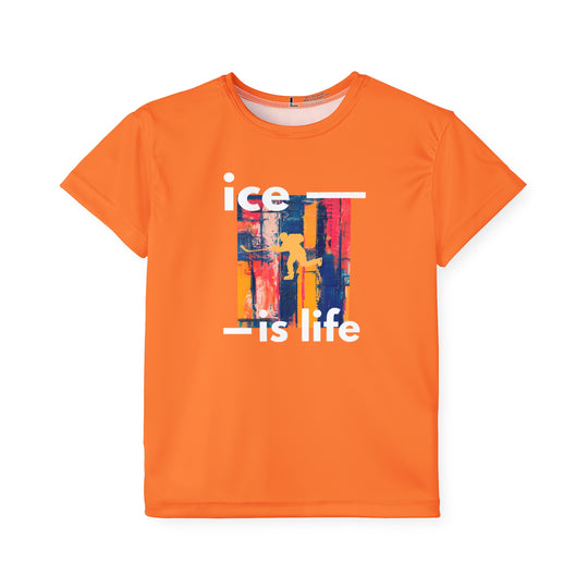 "Ice Is Life" - Kids Sports T-Shirt