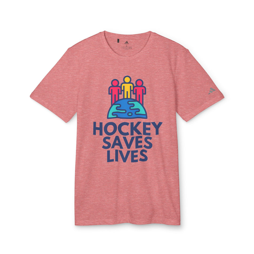 "Hockey Saves Lives" - adidas Sport T-shirt