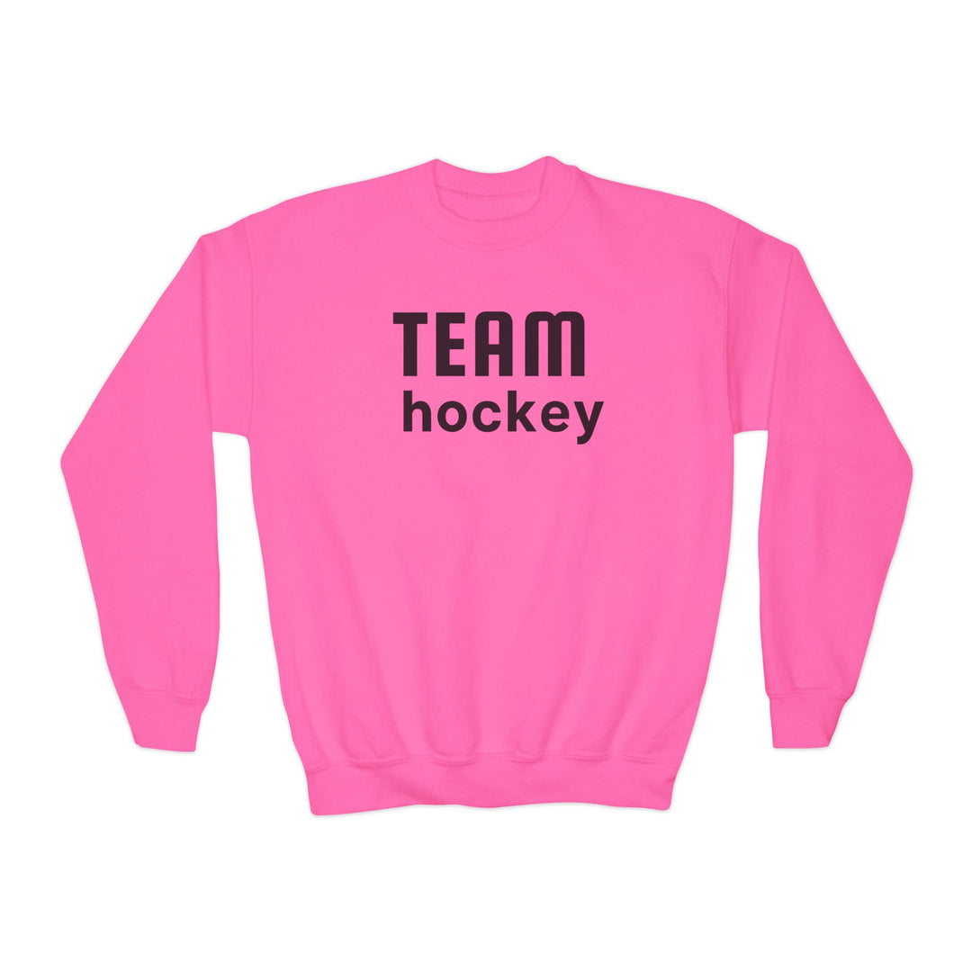 "Team Hockey - #7" - Youth Sweatshirt