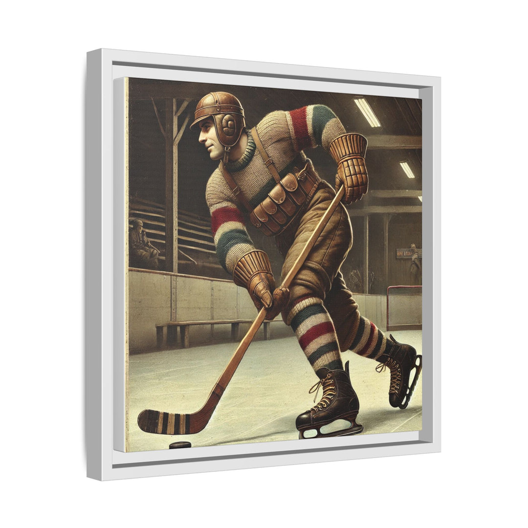 Vintage Player"  - Matte Canvas, Framed