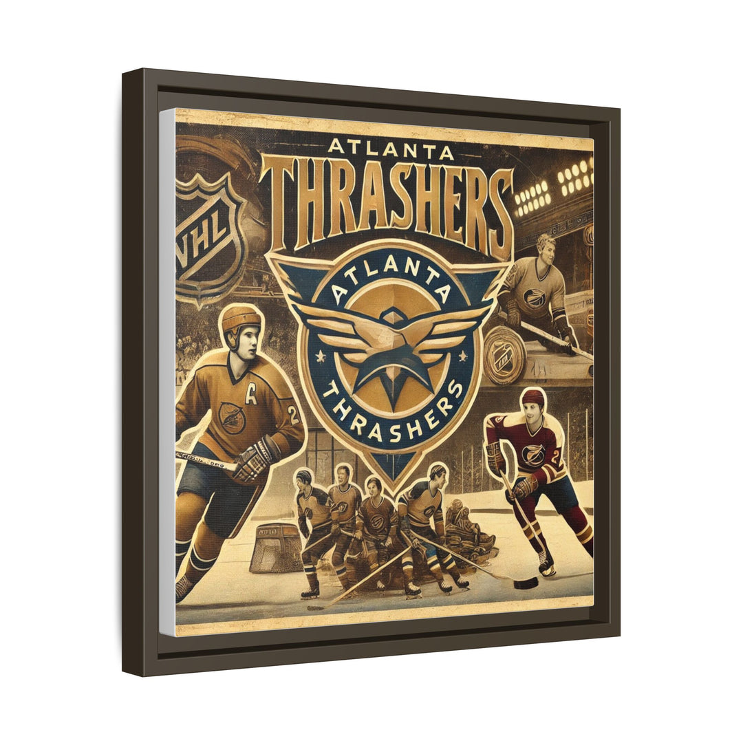 "Vintage Atlanta Thrashers"  - Matte Canvas, Framed