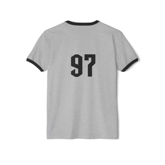 "Ringer #97 - Modern" - Cotton Ringer T-Shirt (Beta)