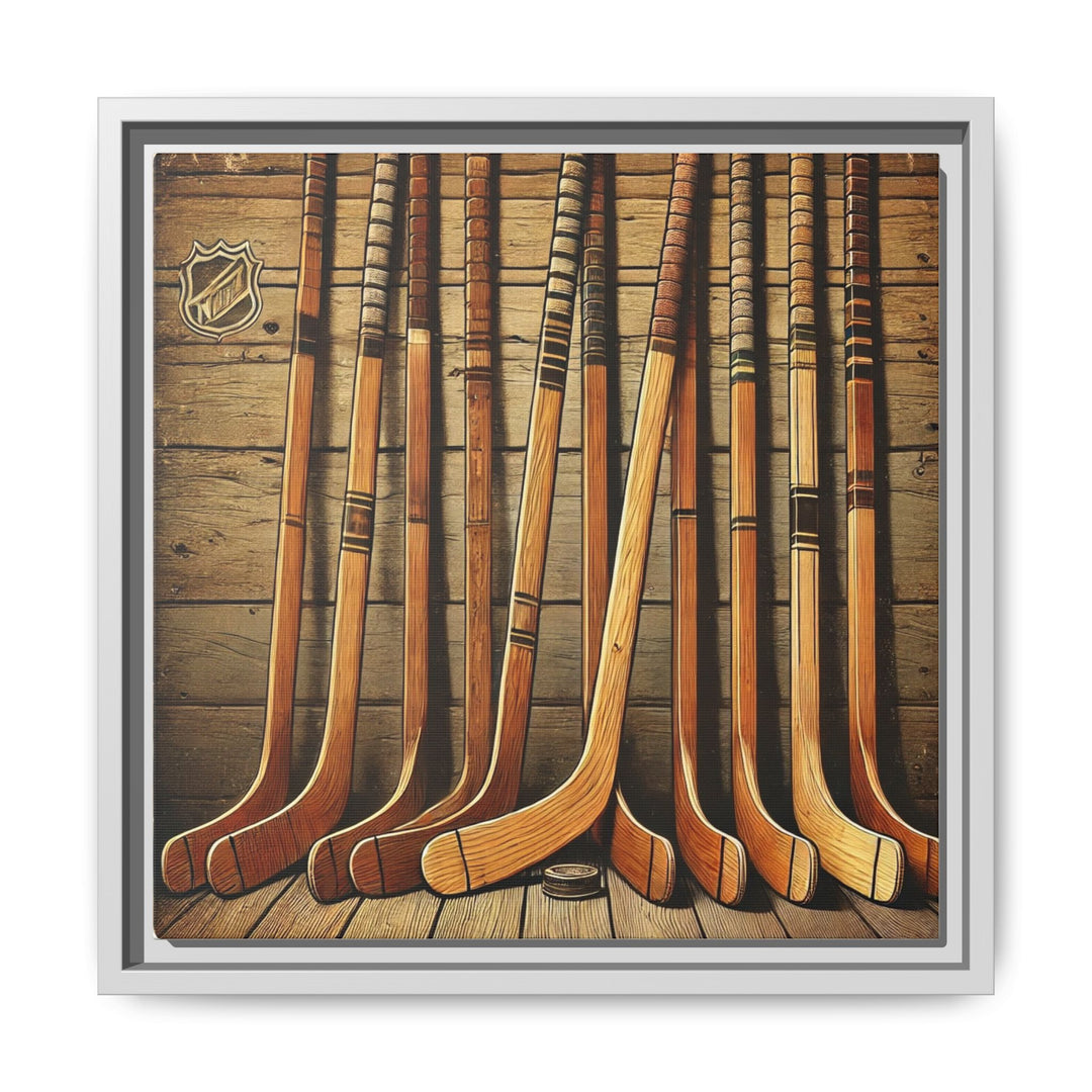 "Vintage Sticks"  - Matte Canvas, Framed