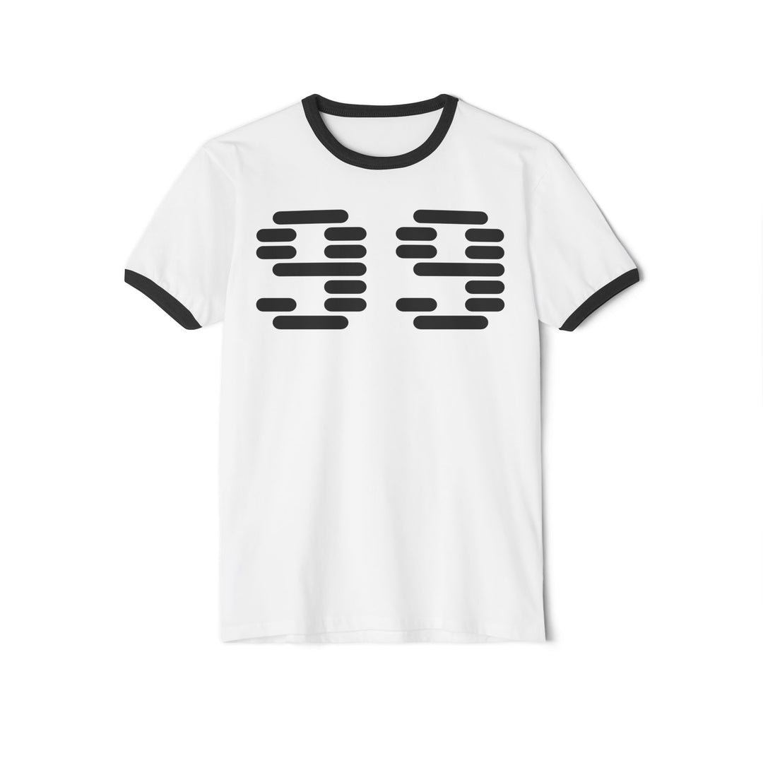 "Ringer #99" - Cotton Ringer T-Shirt