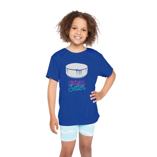 "Goal Setter" - Kids Sports T-Shirt