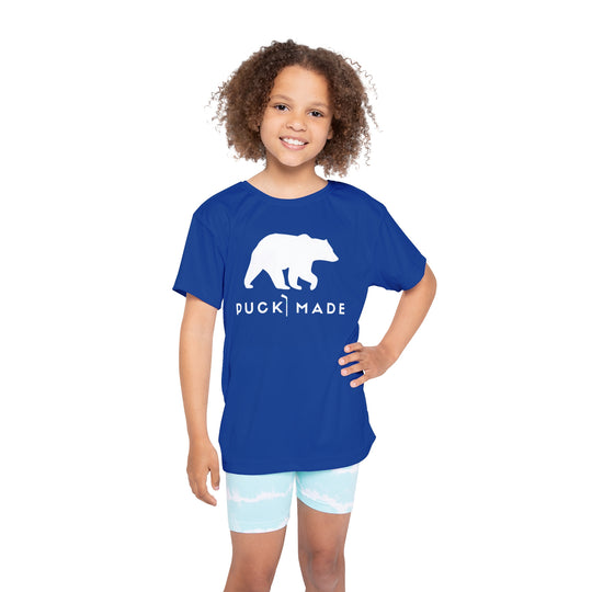 "PuckMade - Bear" Kids Sports T-Shirt