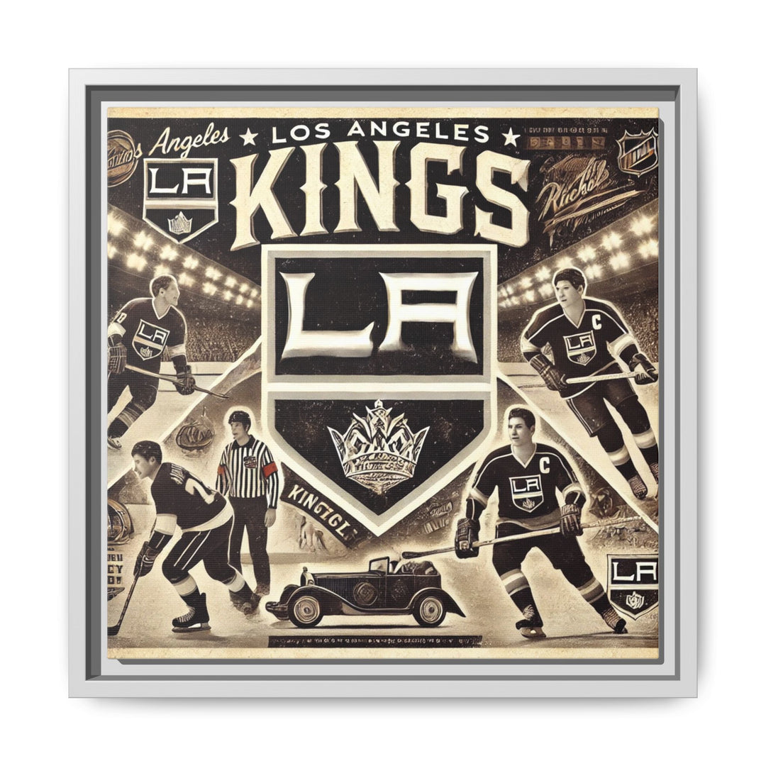 "Vintage LA Kings"  - Matte Canvas, Framed