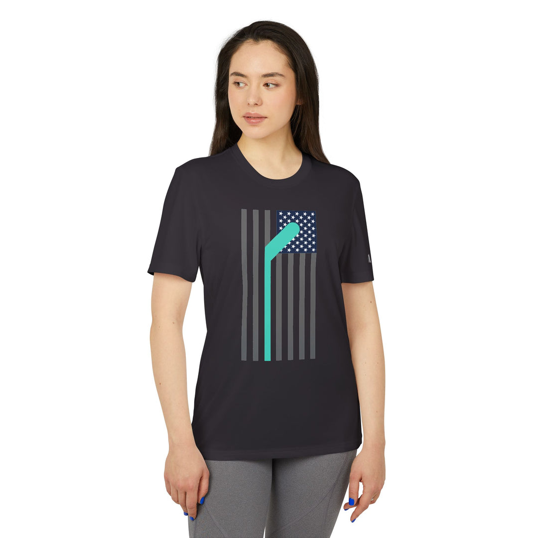 "Stick Over Flag" - adidas Sport T-shirt