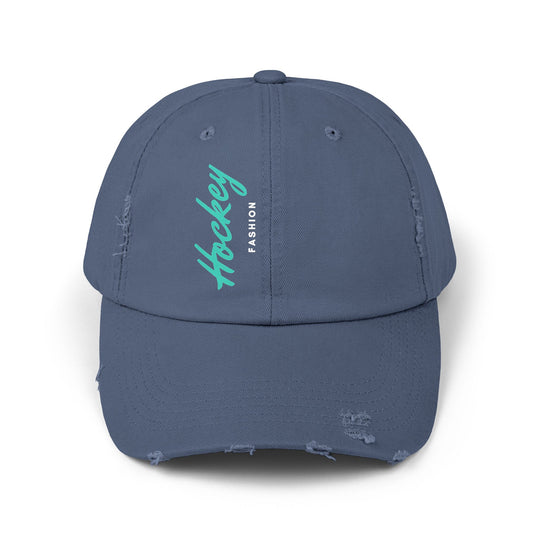 "Hockey Fashion" -  Distressed Cap