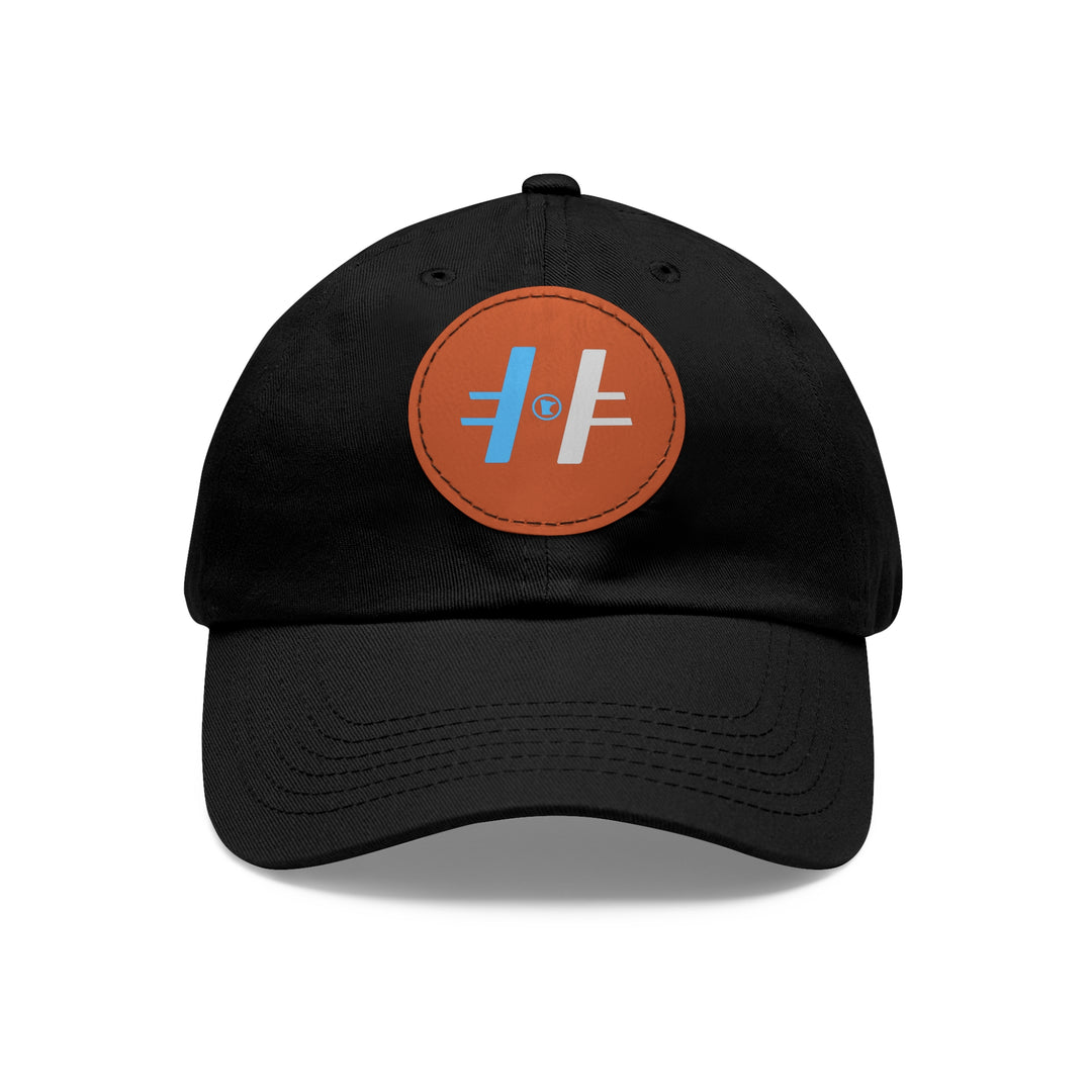 "H1 Hockey Logo" -  Leather Patch (Round)