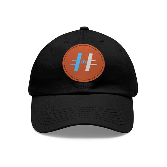 "H1 Hockey Logo" -  Leather Patch (Round)