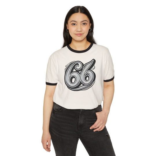 "#66 - Lemieux" - Cotton Ringer T-Shirt