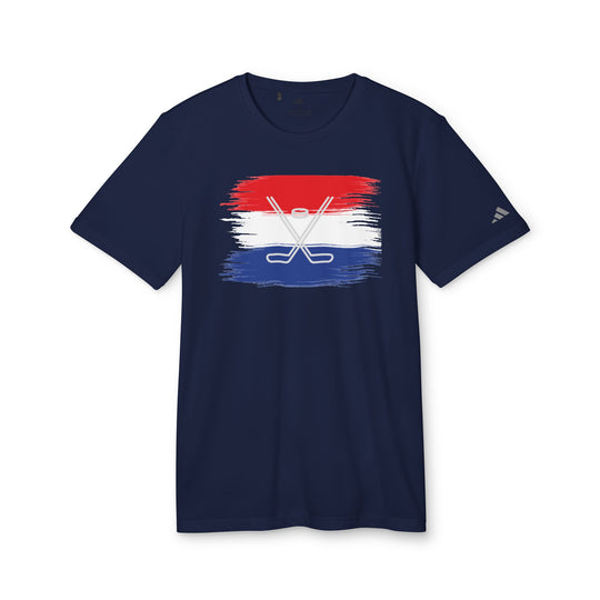 "Sticks Over USA Color" - adidas Sport T-shirt