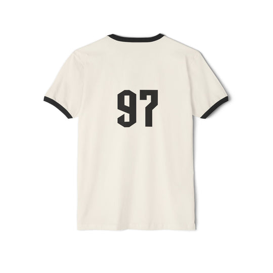 "Ringer #97 - Modern" - Cotton Ringer T-Shirt (Beta)