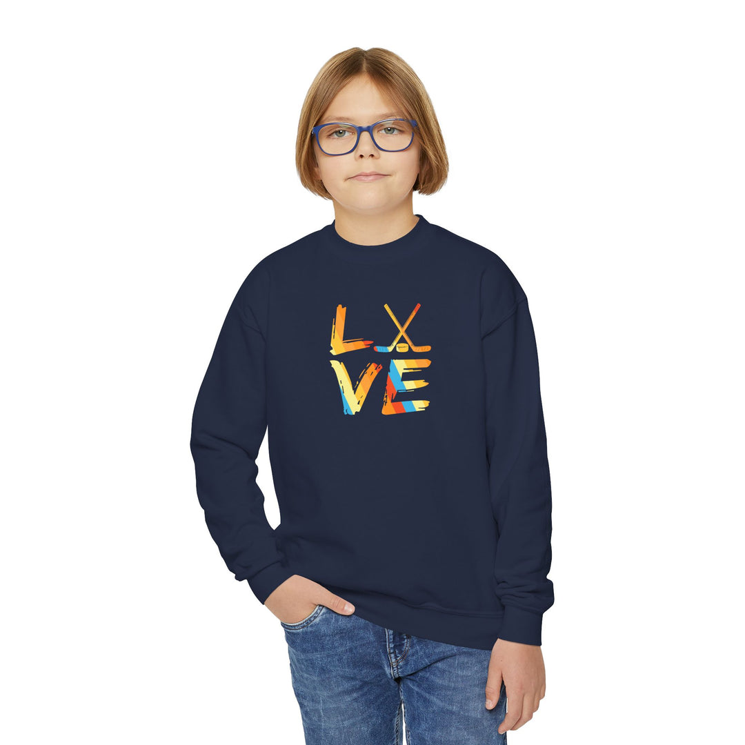 "Love Hockey" - Youth Sweatshirt