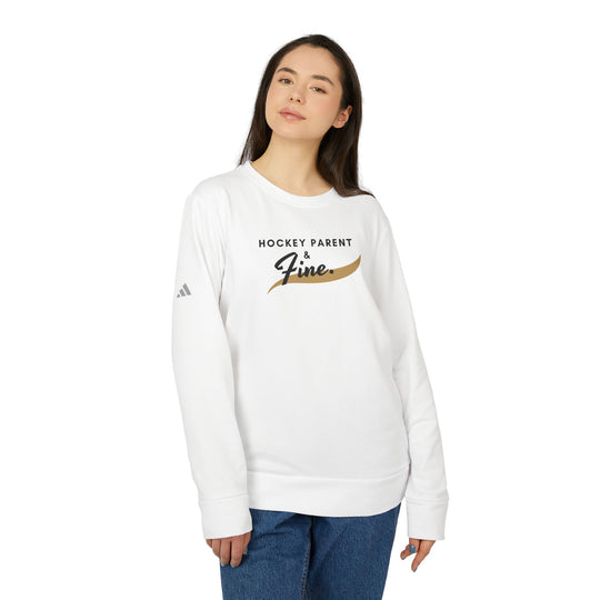 "Hockey Parent And Fine" - adidas® Sweatshirt