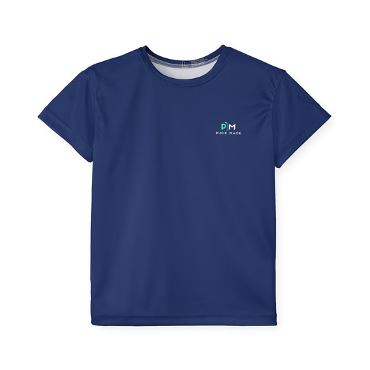 "PuckMade Navy" - Kids Sports T-Shirt