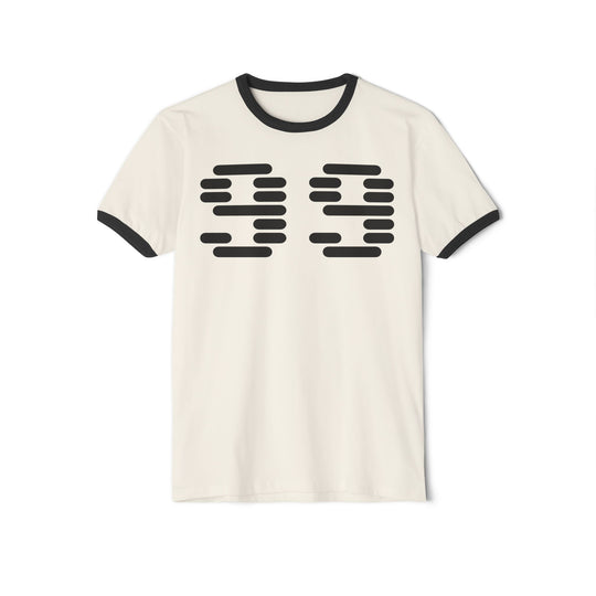 "Ringer #99" - Cotton Ringer T-Shirt