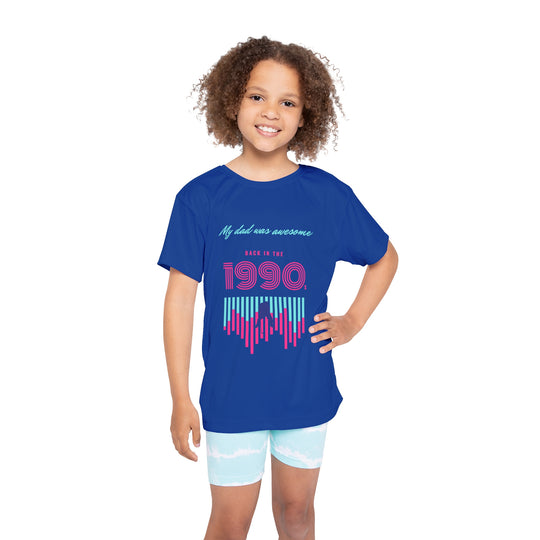 "My Dad Was Awesome Back in the 1990's" - Kids Sports T-Shirt