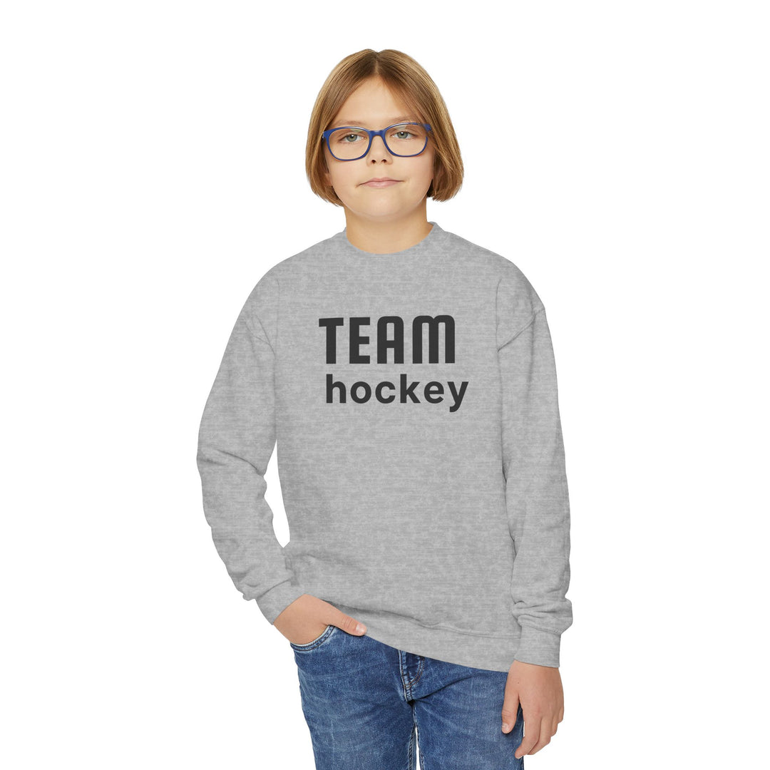 "Team Hockey - #7" - Youth Sweatshirt