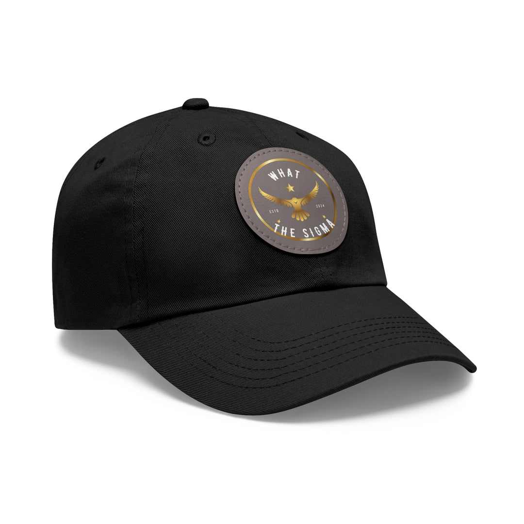 "What The Sigma" - Leather Patch Cap