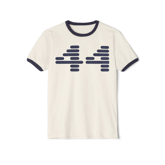 "Ringer #44" - Cotton Ringer T-Shirt