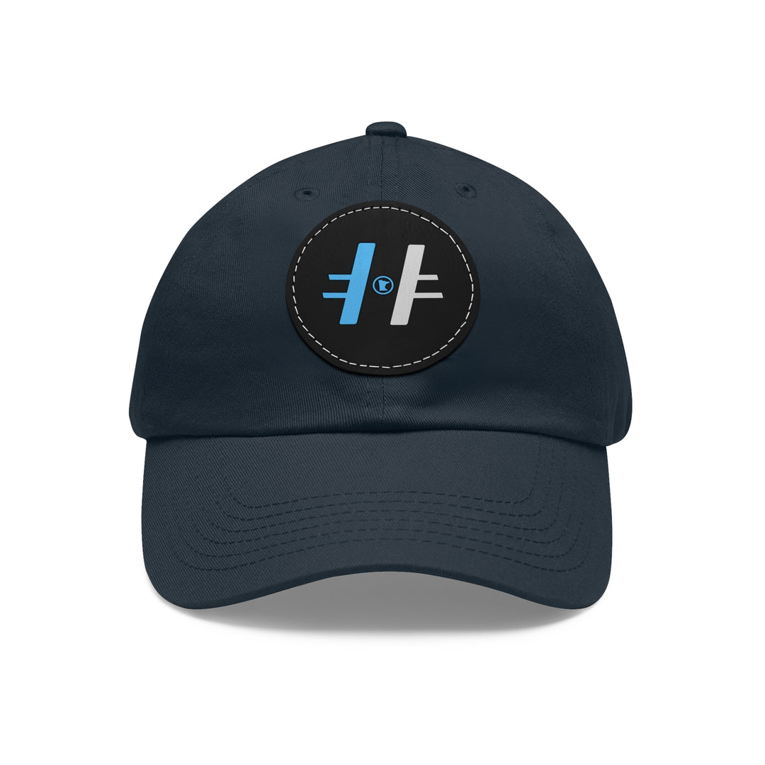 "H1 Hockey Logo" -  Leather Patch (Round)