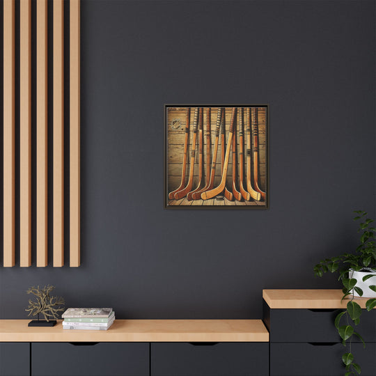 "Vintage Sticks"  - Matte Canvas, Framed