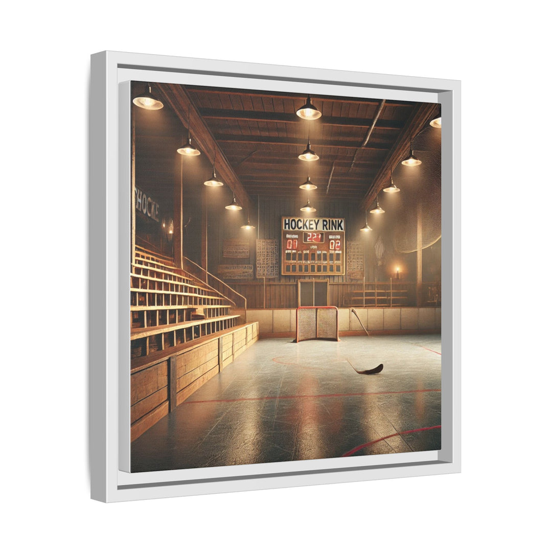 "Vintage Rink"  - Matte Canvas, Framed