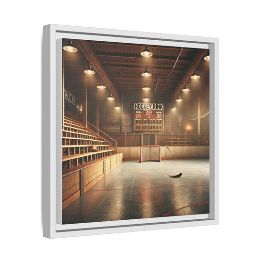 "Vintage Rink"  - Matte Canvas, Framed