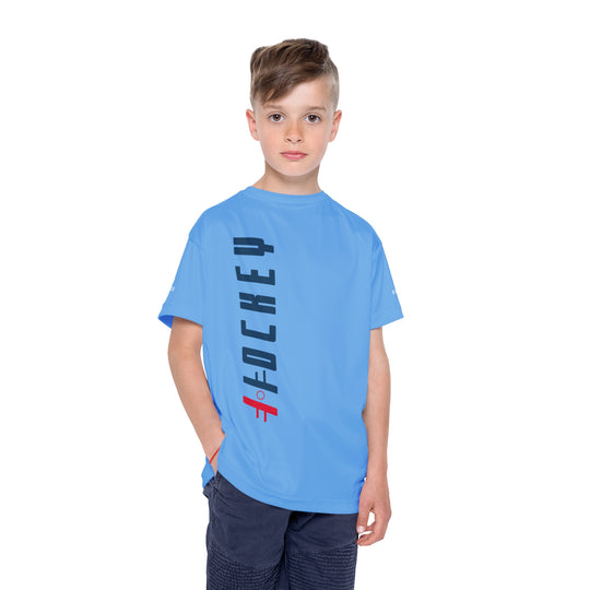 "Hockey Vertical" - Kids Sports T-Shirt