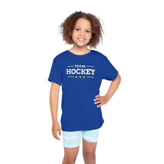 "Team Hockey" - Kids Sports T-Shirt