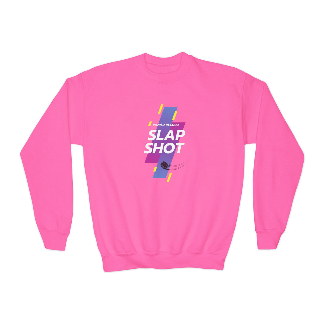 "World Record Slapshot" - Youth Sweatshirt